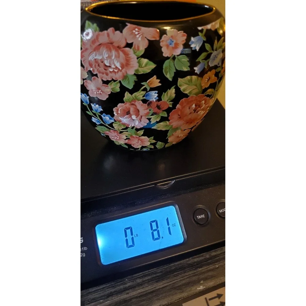 Tavistock Otagiri Japan Vintage Floral Black 4